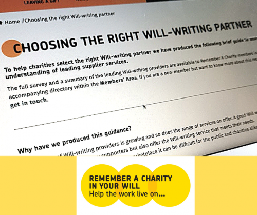 For Charities: Choosing a Will Writing Partner